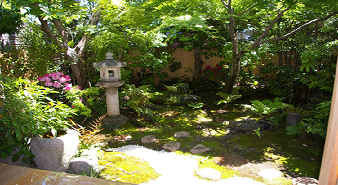 Kokyu: dining rooms, garden and dishes